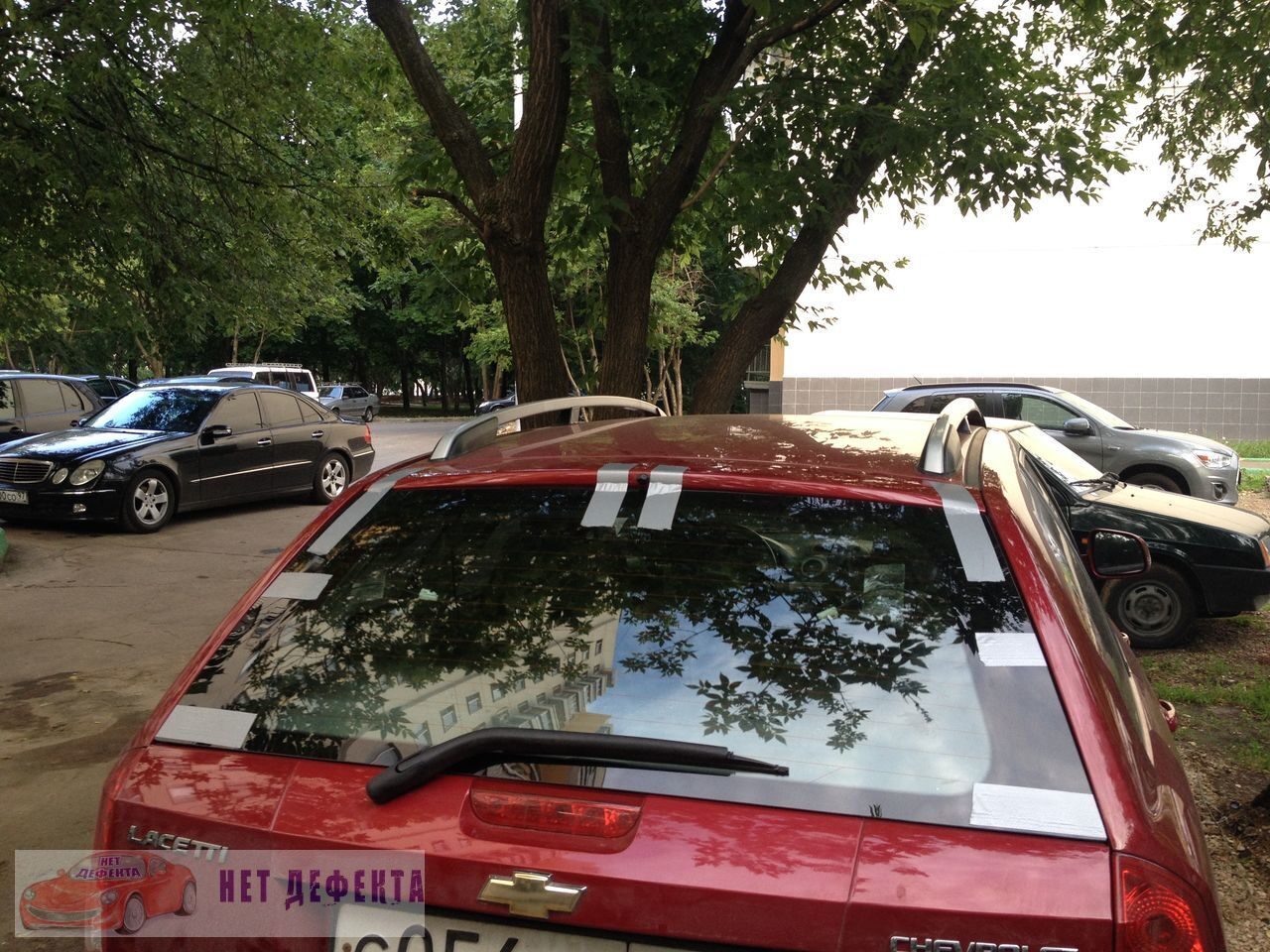 Chevrolet Lachetti замена заднего стекла